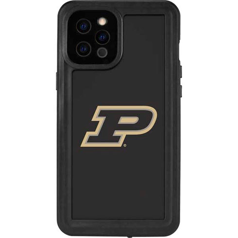 Purdue University Purdue Logo iPhone 12 Pro Max Waterproof Case