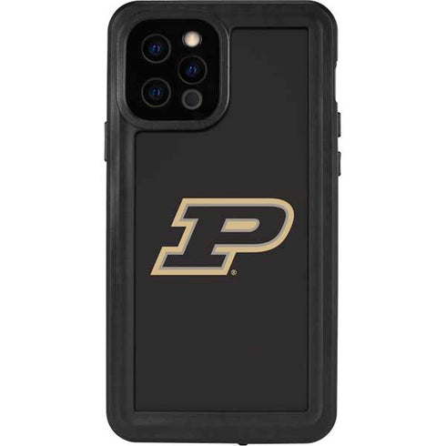Purdue University Purdue Logo iPhone 12 Pro Waterproof Case