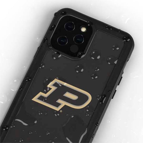 Purdue University Purdue Logo iPhone 12 Pro Waterproof Case