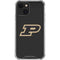 Purdue University Purdue Logo iPhone 13 Mini Clear Case