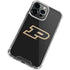 Purdue University Purdue Logo iPhone 13 Pro Clear Case