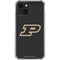 Purdue University Purdue Logo iPhone 14 Clear Case