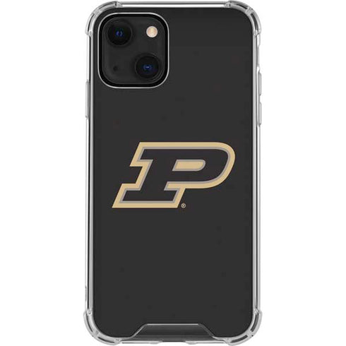Purdue University Purdue Logo iPhone 14 Plus Clear Case
