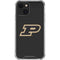 Purdue University Purdue Logo iPhone 14 Plus Clear Case