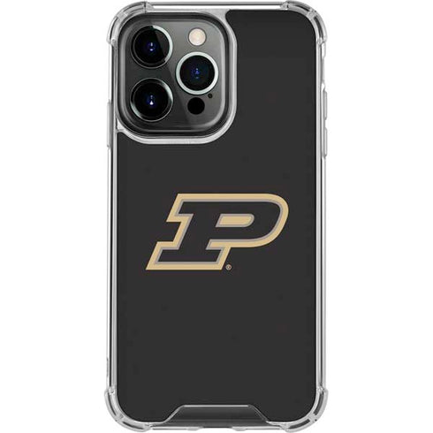 Purdue University Purdue Logo iPhone 15 Pro Clear Case