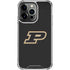 Purdue University Purdue Logo iPhone 15 Pro Clear Case