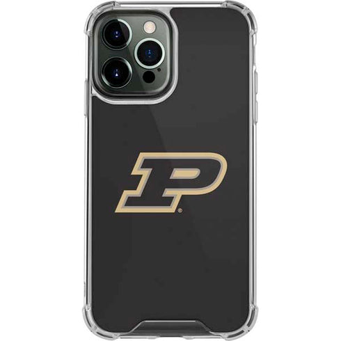 Purdue University Purdue Logo iPhone 15 Pro Max Clear Case