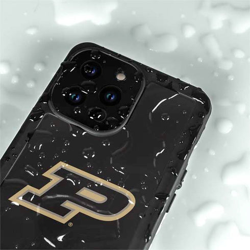 Purdue University Purdue Logo iPhone 14 Pro Max Waterproof Case