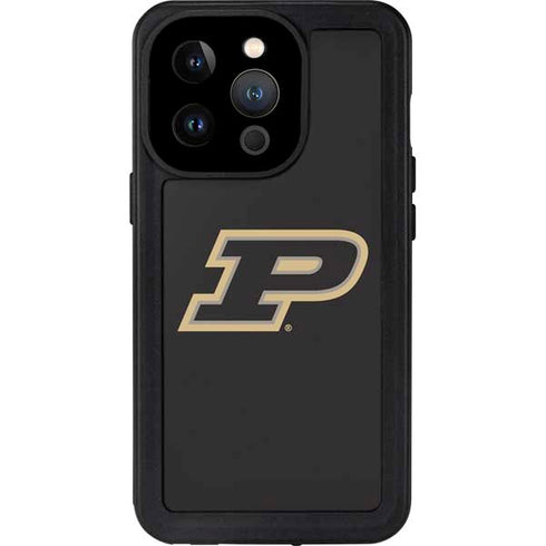 Purdue University Purdue Logo iPhone 14 Pro Waterproof Case