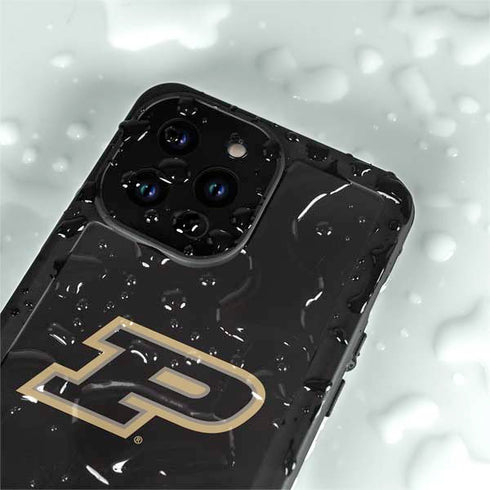 Purdue University Purdue Logo iPhone 14 Pro Waterproof Case