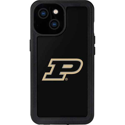 Purdue University Purdue Logo iPhone 15 Waterproof Case