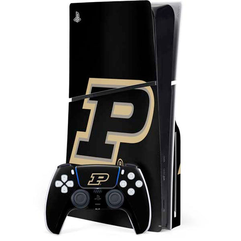 Purdue University Purdue Logo PS5 Slim Disk Bundle Skin