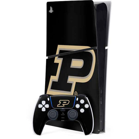 Purdue University Purdue Logo PS5 Slim Digital Edition Console Skin