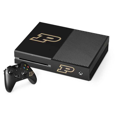 Purdue University Purdue Logo Xbox One Console and Controller Bundle Skin