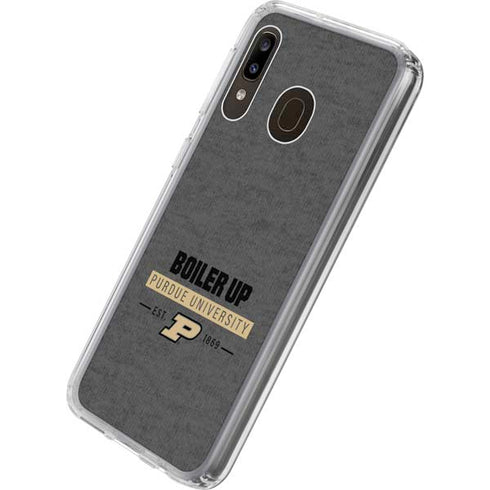 Purdue University Purdue University Boiler Up Galaxy A20 Clear Case