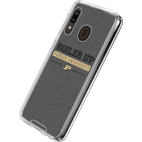 Purdue University Purdue University Boiler Up Galaxy A30 Clear Case