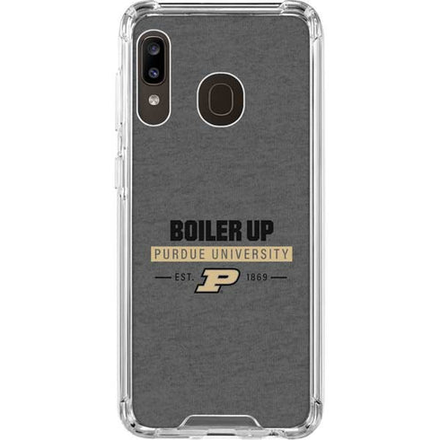 Purdue University Purdue University Boiler Up Galaxy A30 Clear Case