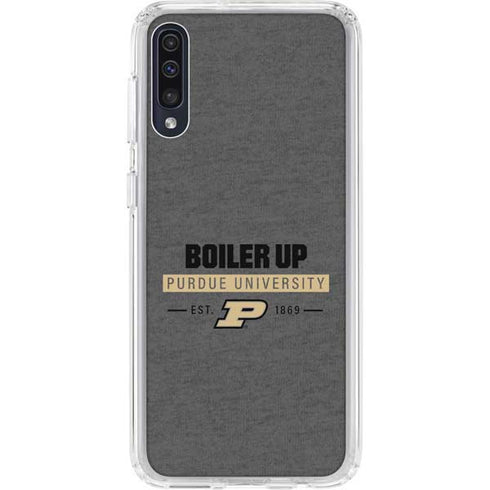 Purdue University Purdue University Boiler Up Galaxy A50 Clear Case