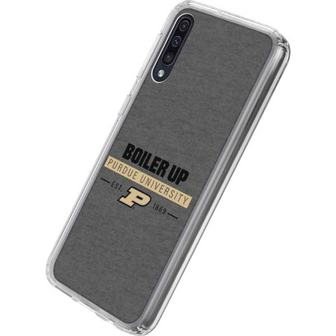 Purdue University Purdue University Boiler Up Galaxy A50 Clear Case