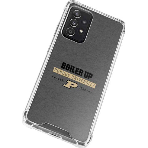 Purdue University Purdue University Boiler Up Galaxy A52 5G Clear Case