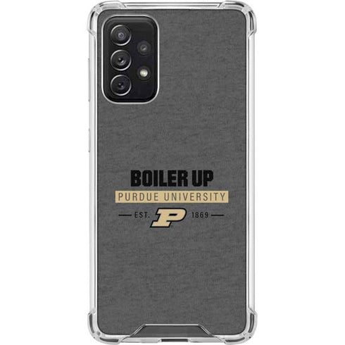 Purdue University Purdue University Boiler Up Galaxy A72 5G Clear Case