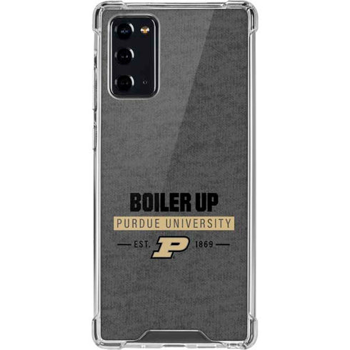 Purdue University Purdue University Boiler Up Galaxy Note20 5G Clear Case