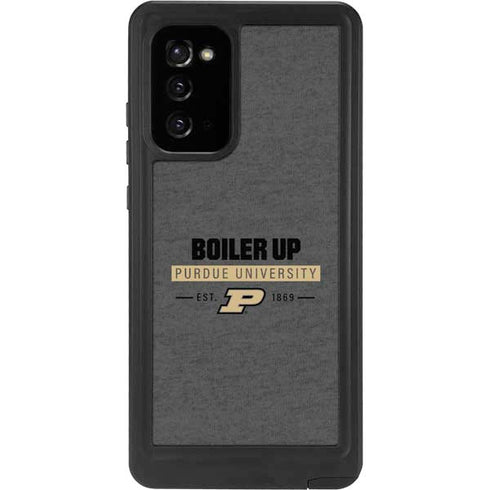 Purdue University Purdue University Boiler Up Galaxy Note20 5G Waterproof Case