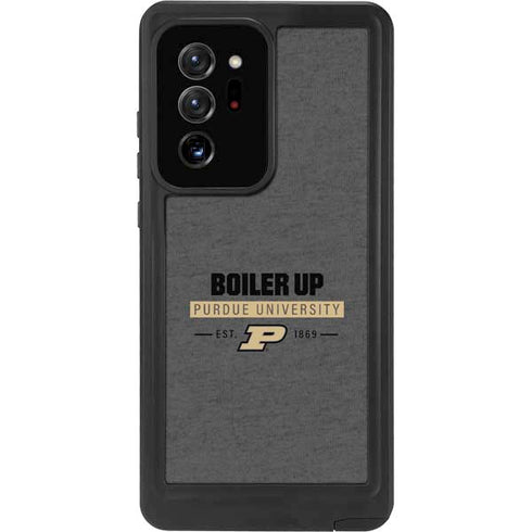 Purdue University Purdue University Boiler Up Galaxy Note20 Ultra 5G Waterproof Case