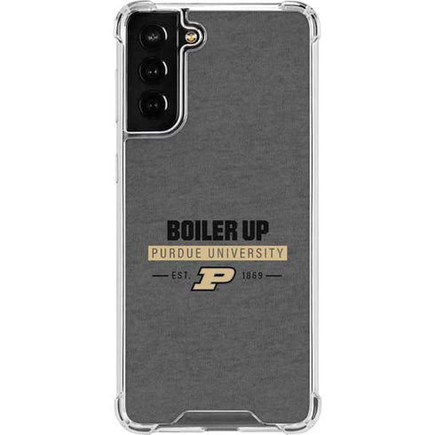 Purdue University Purdue University Boiler Up Galaxy S21 FE Clear Case