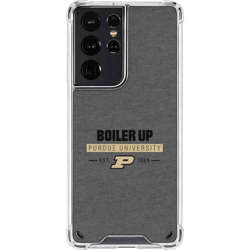 Purdue University Purdue University Boiler Up Galaxy S21 Ultra 5G Clear Case