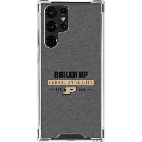 Purdue University Purdue University Boiler Up Galaxy S22 Ultra Clear Case