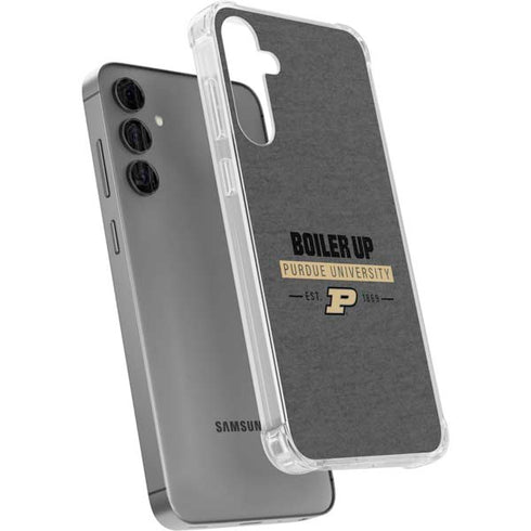 Purdue University Purdue University Boiler Up Galaxy S24 Plus Clear Case