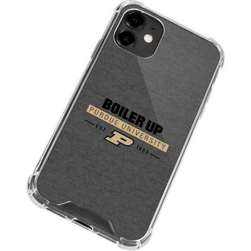 Purdue University Purdue University Boiler Up iPhone 12 Clear Case