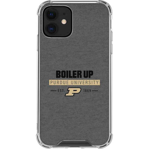 Purdue University Purdue University Boiler Up iPhone 12 Mini Clear Case