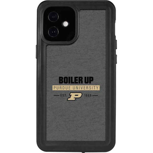 Purdue University Purdue University Boiler Up iPhone 12 Mini Waterproof Case