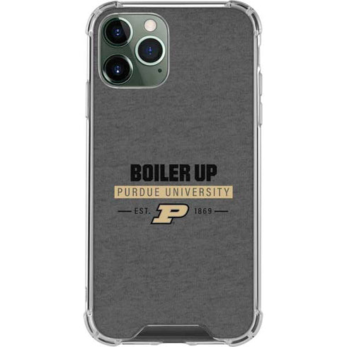 Purdue University Purdue University Boiler Up iPhone 12 Pro Clear Case
