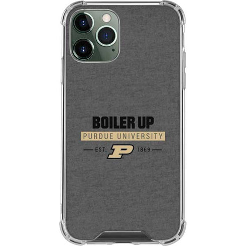 Purdue University Purdue University Boiler Up iPhone 12 Pro Max Clear Case