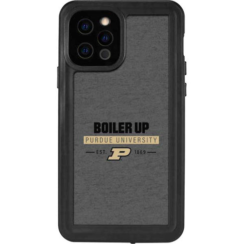 Purdue University Purdue University Boiler Up iPhone 12 Pro Waterproof Case