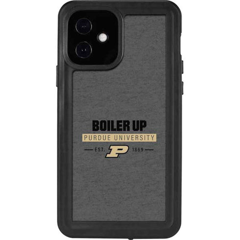 Purdue University Purdue University Boiler Up iPhone 12 Waterproof Case