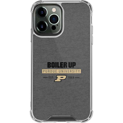 Purdue University Purdue University Boiler Up iPhone 13 Pro Max Clear Case