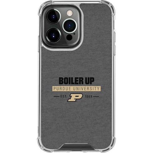 Purdue University Purdue University Boiler Up iPhone 15 Pro Clear Case