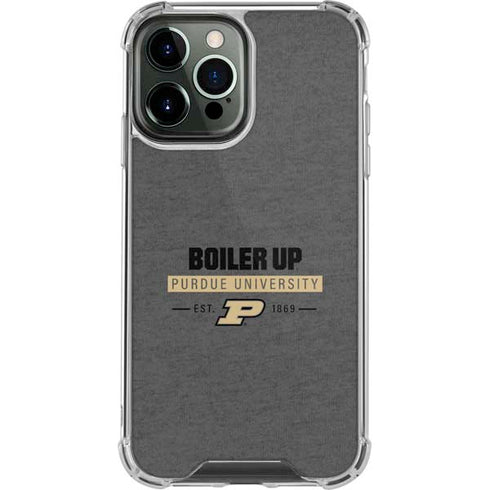 Purdue University Purdue University Boiler Up iPhone 15 Pro Max Clear Case