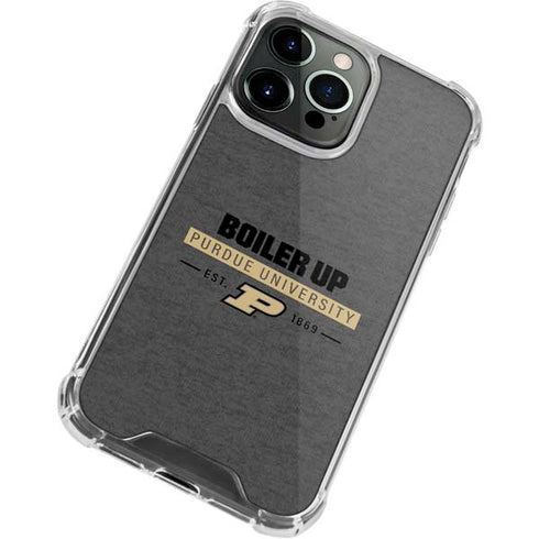 Purdue University Purdue University Boiler Up iPhone 14 Pro Max Clear Case