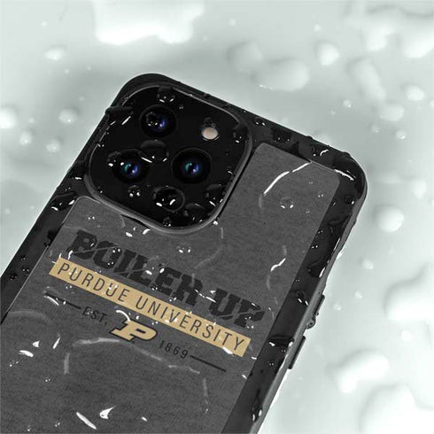 Purdue University Purdue University Boiler Up iPhone 14 Pro Max Waterproof Case