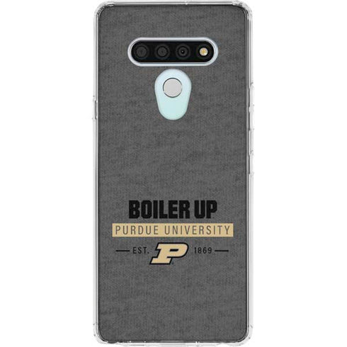 Purdue University Purdue University Boiler Up LG Stylo 6 Clear Case