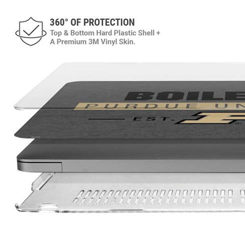 Purdue University Purdue University Boiler Up MacBook Pro 16in (2021-25) Case plus Skin