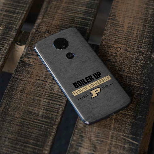 Purdue University Purdue University Boiler Up Moto E5 Plus Skin