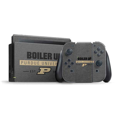 Purdue University Purdue University Boiler Up Nintendo Switch Bundle Skin