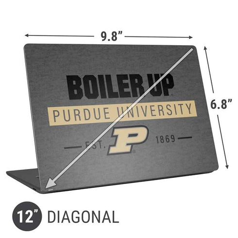 Purdue University Purdue University Boiler Up Universal Laptop 12in (9.8 x 6.8in) Skin