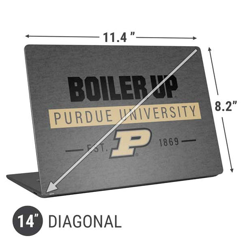 Purdue University Purdue University Boiler Up Universal Laptop 14in (11.4 x 8.2in) Skin